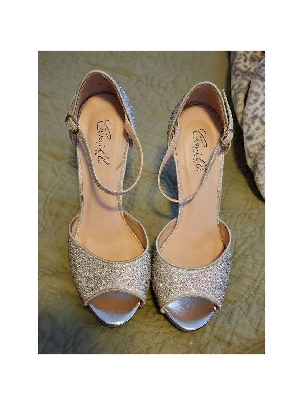 Silver Pumps 